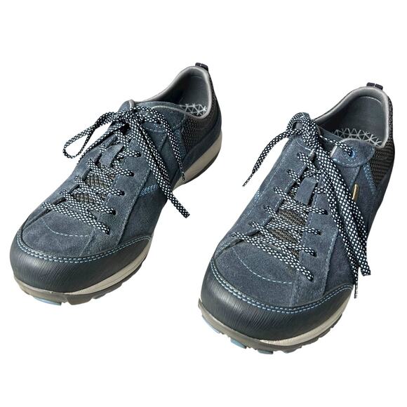 Dansko Women’s Paisley Blue Suede Lace Up Walking Sneakers Size 39 US 8 Wide - Picture 6 of 11